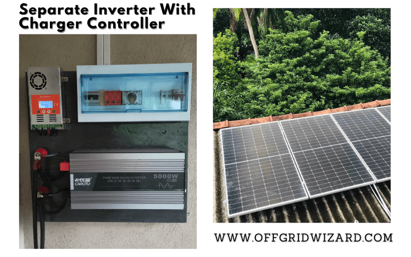 Separate Inverter With Charger Controller