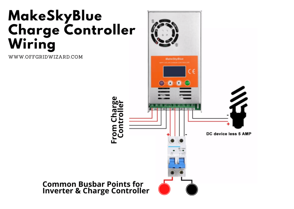 MPPT Charge Controller Wiring