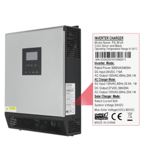 2400W Hybrid Solar Inverter 24V 110V